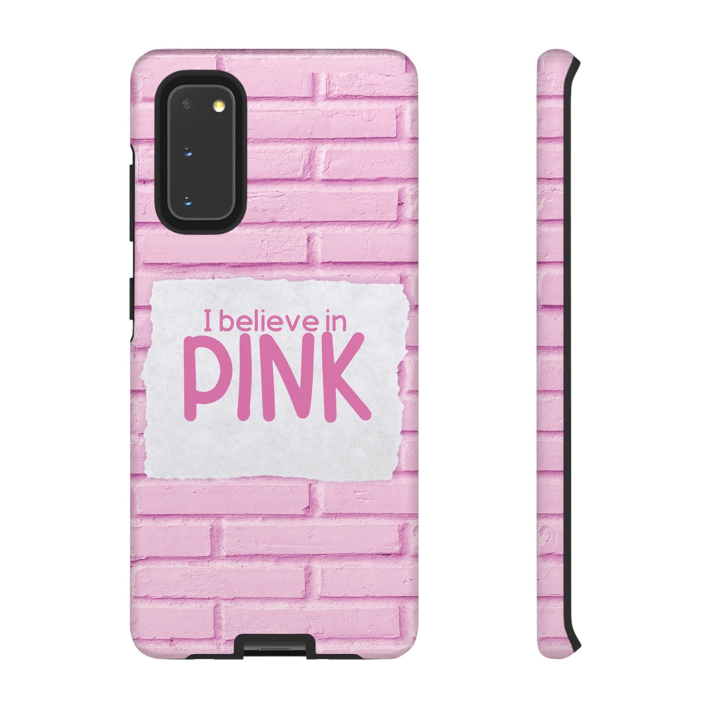 I Believe In Pink Wallpaper Phone Case | iPhone 15 Plus/ Pro, 14, 13, 12| Google Pixel 7, Pro, 5| Samsung Galaxy S23 All Major Phone Models