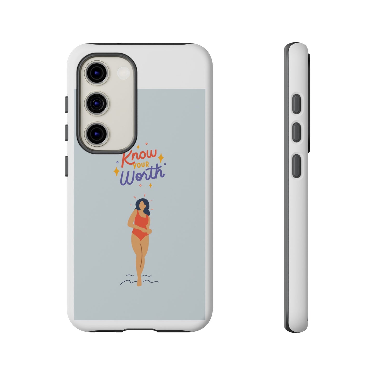 Know Your Worth Phone Case | iPhone 15 Plus/ Pro, 14, 13, 12| Google Pixel 7, Pro, 5| Samsung Galaxy S23 All Major Phone Models