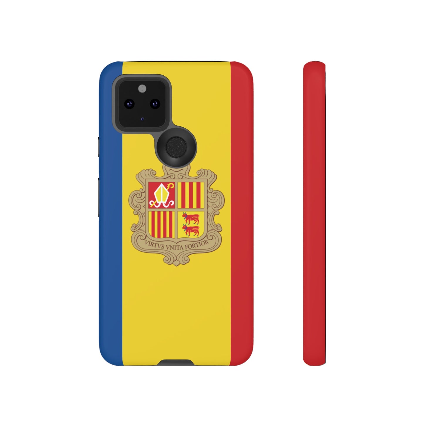 Andorra Flag Phone Case | iPhone 15 Plus/ Pro, 14, 13, 12| Google Pixel 7, Pro, 5| Samsung Galaxy S23 All Major Phone Models