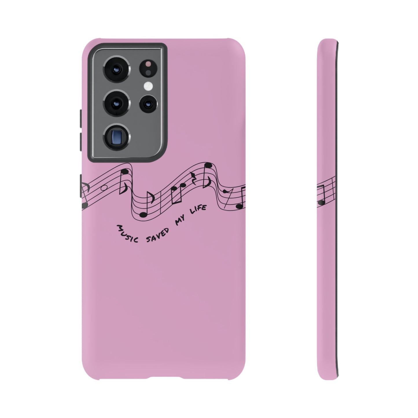 Music Saved My Life Wallpaper Phone Case | iPhone 15 Plus/ Pro, 14, 13, 12| Google Pixel 7, Pro, 5| Samsung Galaxy S23 All Major Phone Models