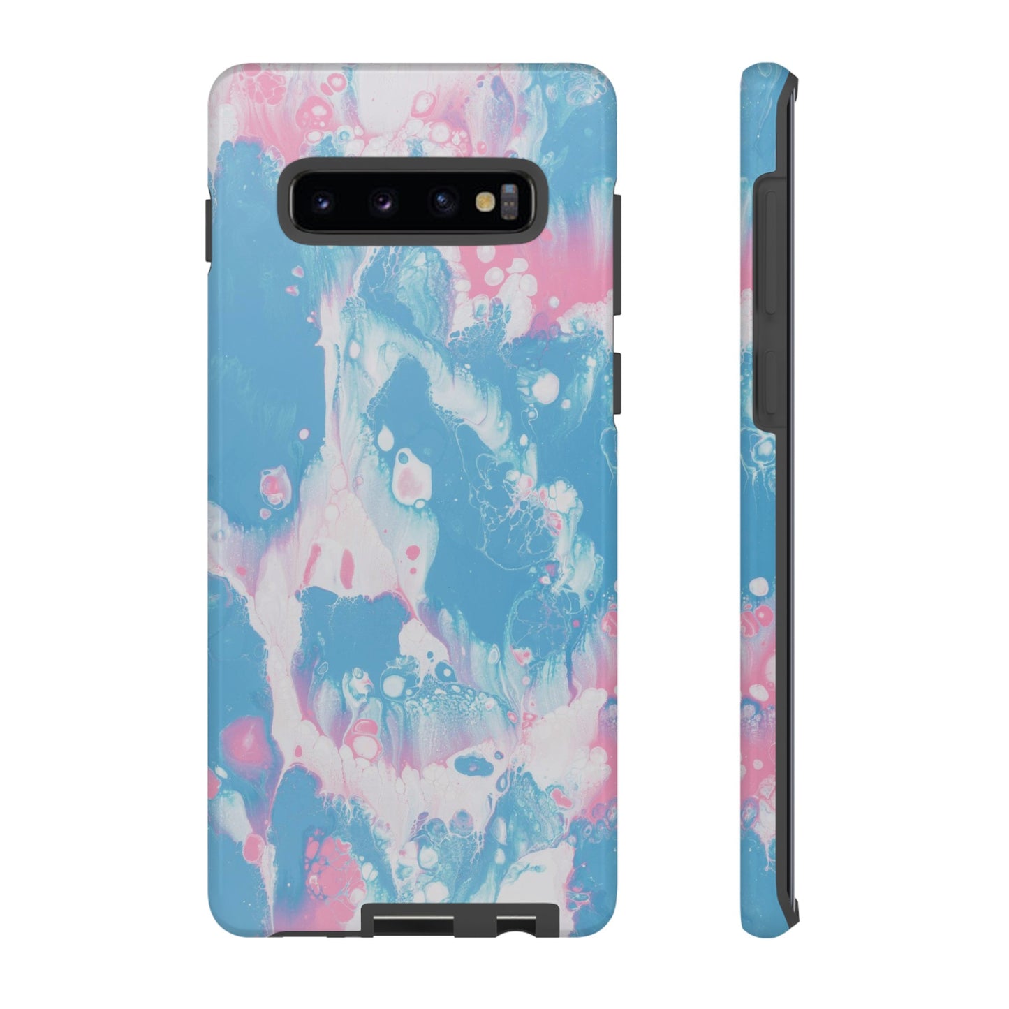 Baby Pink & Blue Resin Inspired Phone Case |iPhone 15 Plus/ Pro, 14, 13, 12|Google Pixel 7, Pro, 5|Samsung Galaxy S23 All Major Phone Models