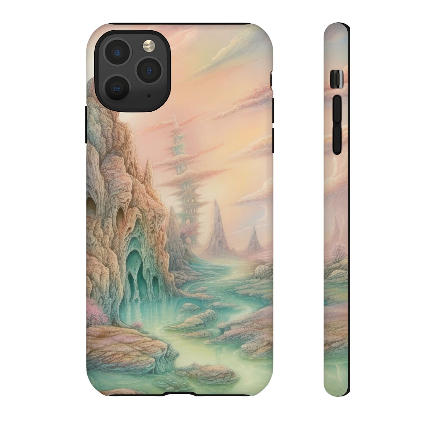 Caves Sci-Fi Wallpaper Phone Case | iPhone 15 Plus/ Pro, 14, 13, 12| Google Pixel 7, Pro, 5| Samsung Galaxy S23 All Major Phone Models