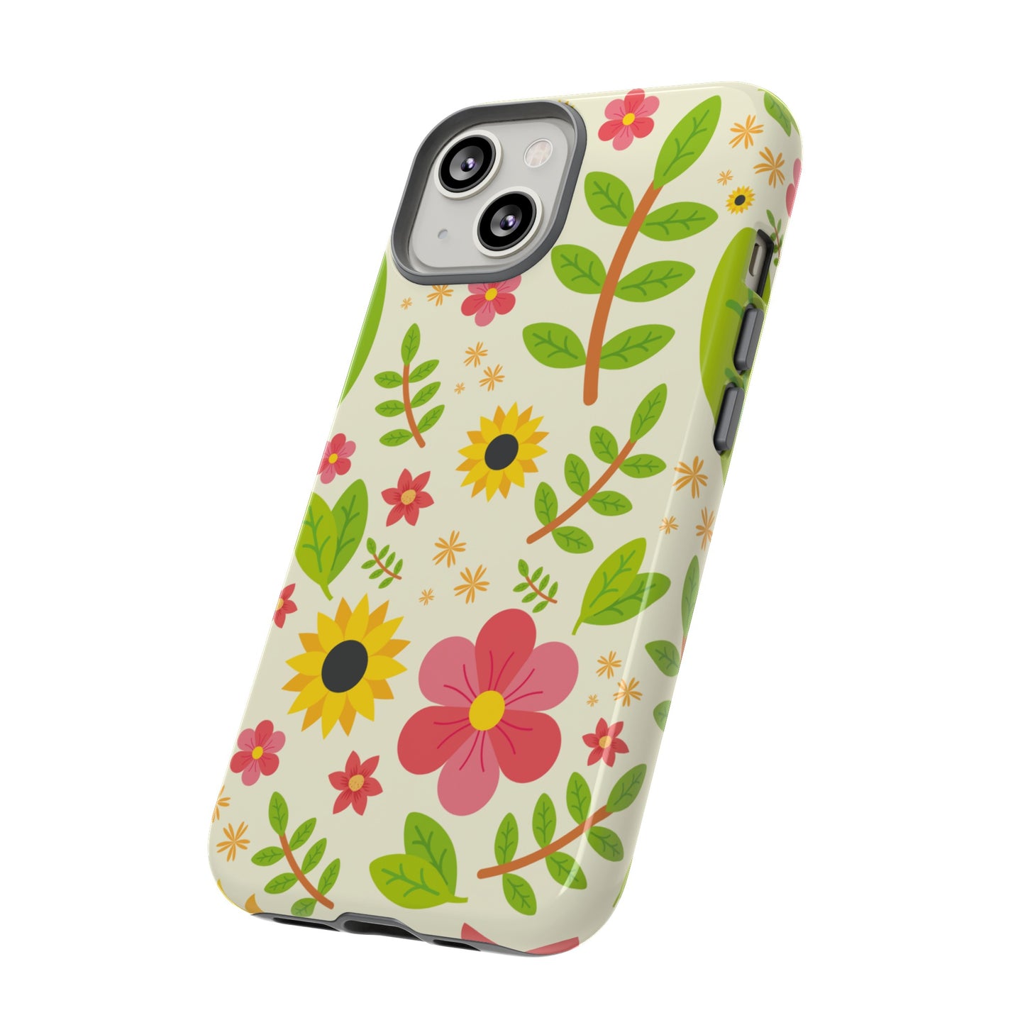 Botanical Flowers Phone Case | iPhone 15 Plus/ Pro, 14, 13, 12| Google Pixel 7, Pro, 5| Samsung Galaxy S23 All Major Phone Models