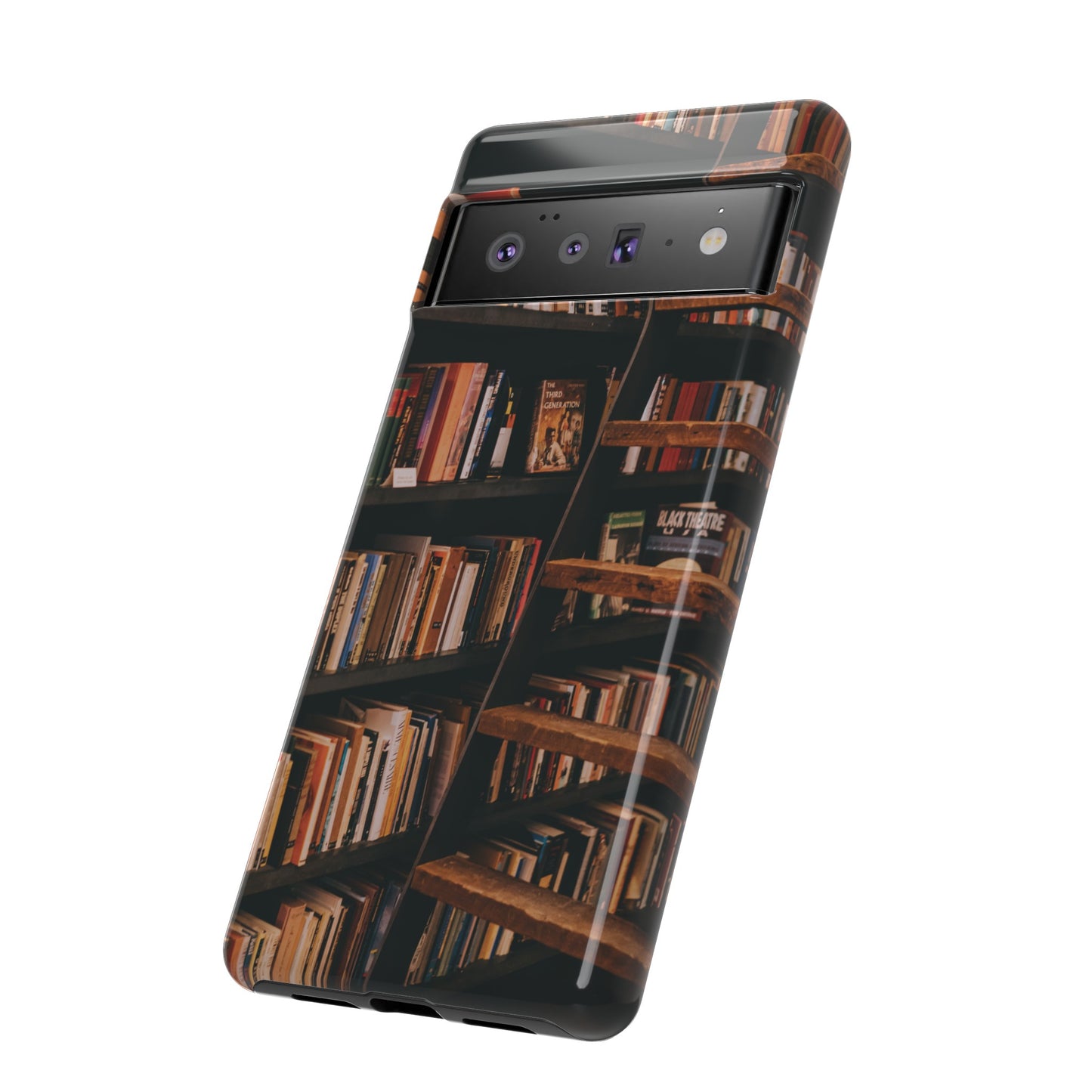 Bookcase Wallpaper Phone Case | iPhone 15 Plus/ Pro, 14, 13, 12| Google Pixel 7, Pro, 5| Samsung Galaxy S23 All Major Phone Models