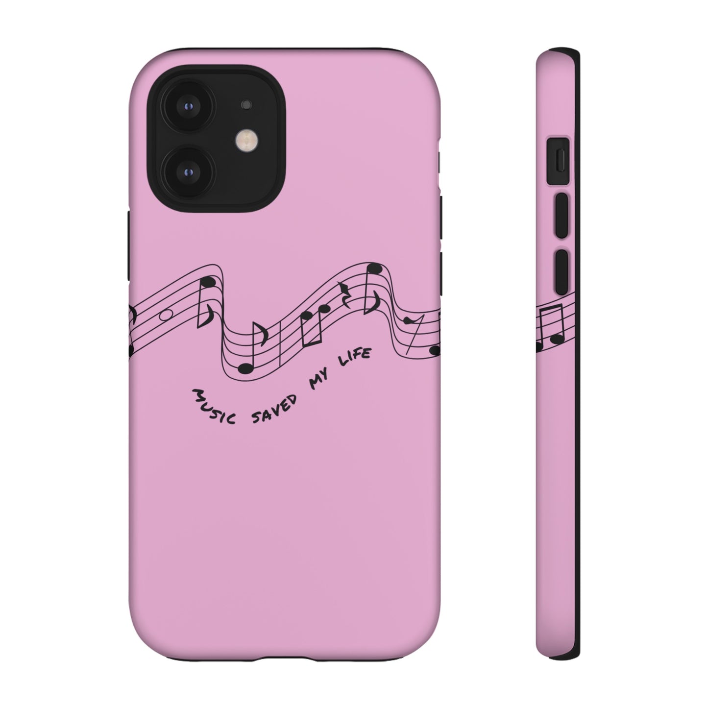 Music Saved My Life Wallpaper Phone Case | iPhone 15 Plus/ Pro, 14, 13, 12| Google Pixel 7, Pro, 5| Samsung Galaxy S23 All Major Phone Models