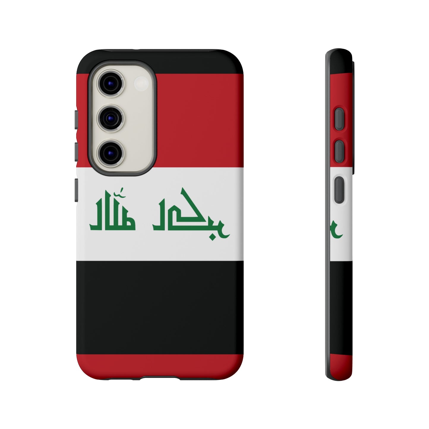 Iraq Flag Phone Case | iPhone 15 Plus/ Pro, 14, 13, 12| Google Pixel 7, Pro, 5| Samsung Galaxy S23 All Major Phone Models