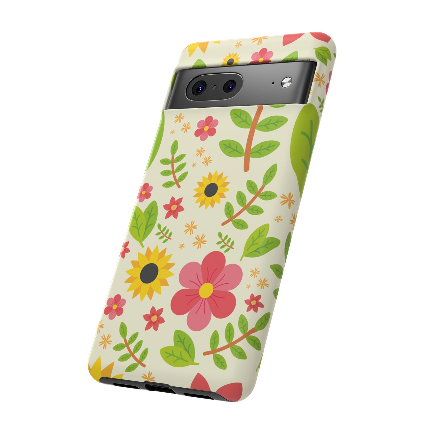 Botanical Flowers Phone Case | iPhone 15 Plus/ Pro, 14, 13, 12| Google Pixel 7, Pro, 5| Samsung Galaxy S23 All Major Phone Models