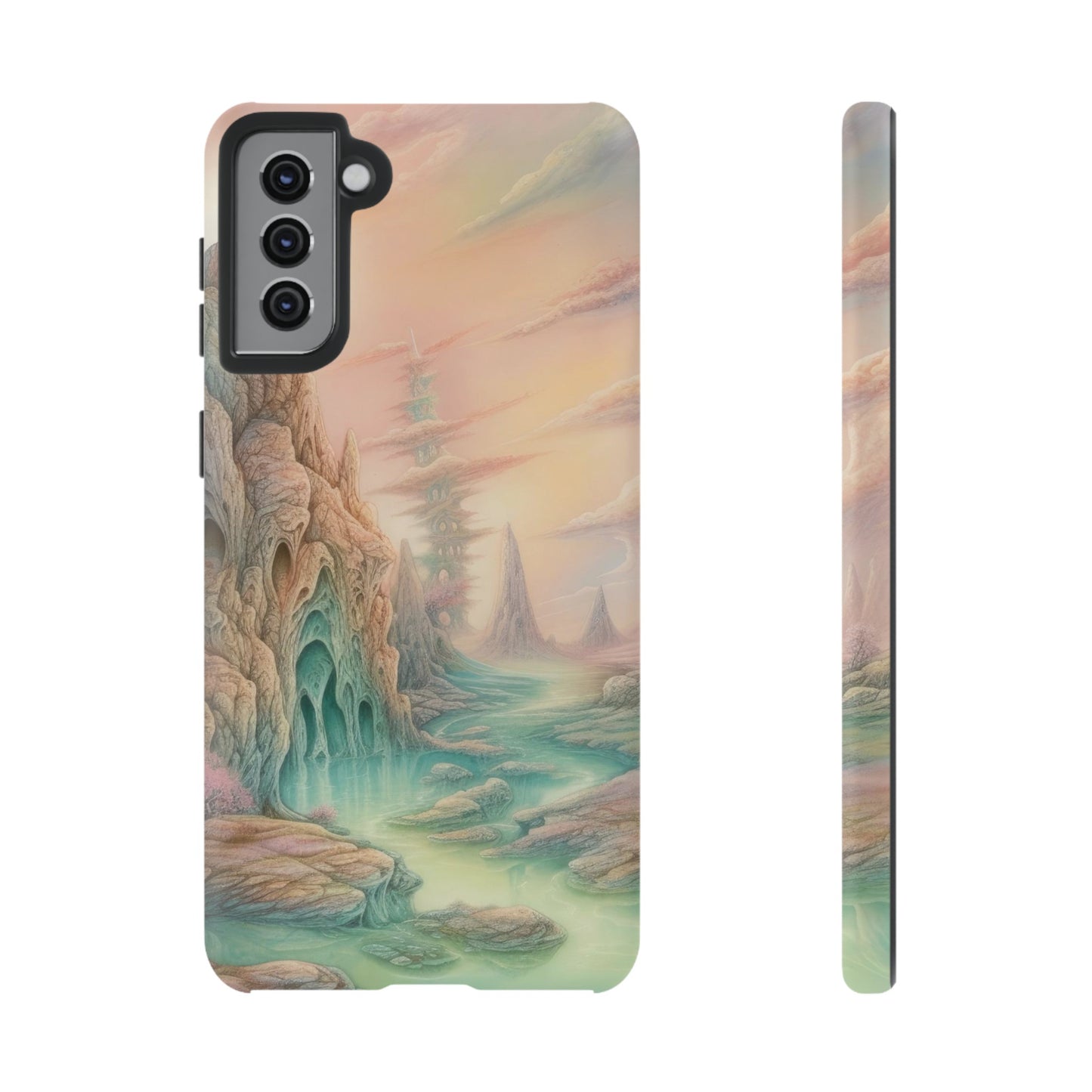 Caves Sci-Fi Wallpaper Phone Case | iPhone 15 Plus/ Pro, 14, 13, 12| Google Pixel 7, Pro, 5| Samsung Galaxy S23 All Major Phone Models