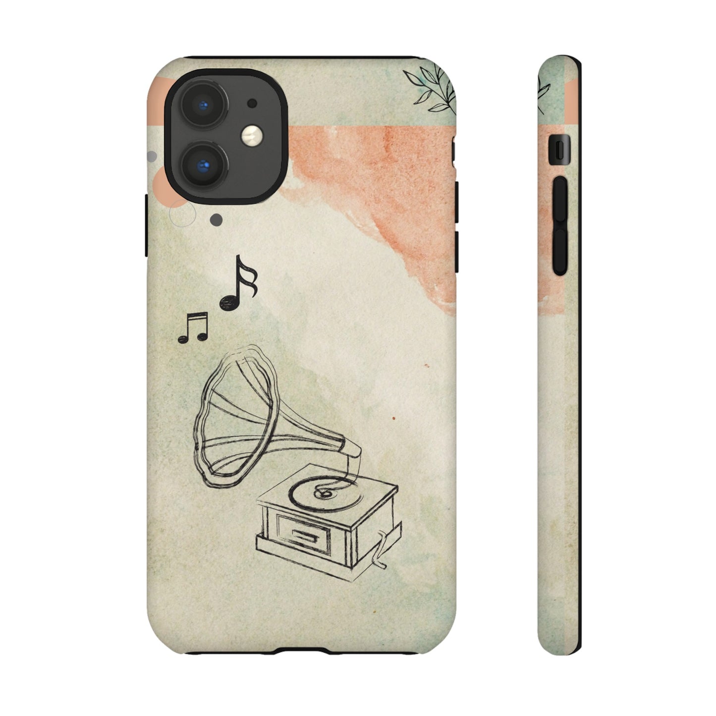 Record Player Wallpaper Phone Case | iPhone 15 Plus/ Pro, 14, 13, 12| Google Pixel 7, Pro, 5| Samsung Galaxy S23 All Major Phone Models