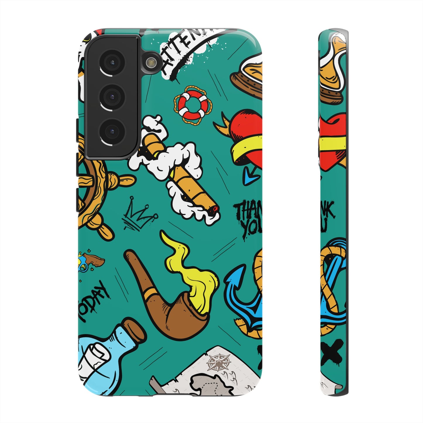 Pirate Wallpaper Phone Case | iPhone 15 Plus/ Pro, 14, 13, 12| Google Pixel 7, Pro, 5| Samsung Galaxy S23 All Major Phone Models