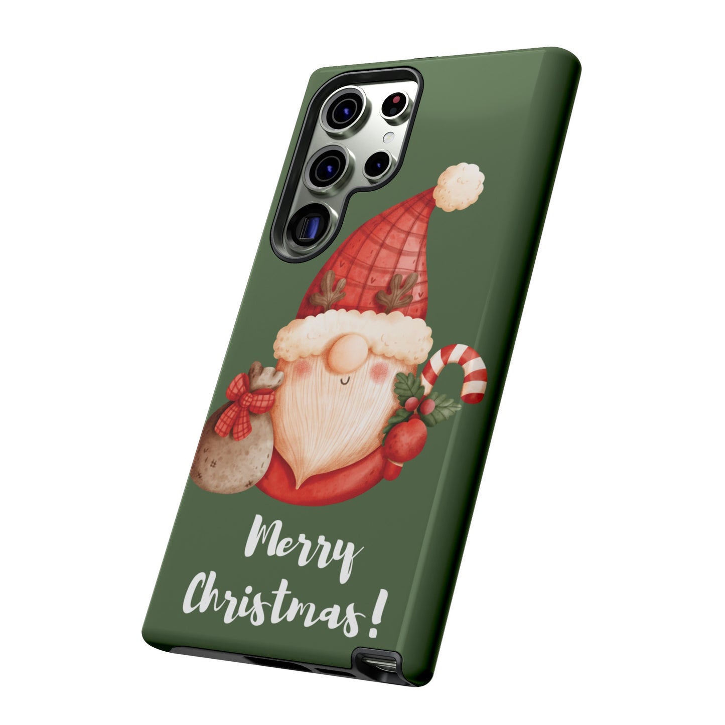 Cute Merry Christmas Wallpaper Phone Case | iPhone 15 Plus/ Pro, 14, 13, 12| Google Pixel 7, Pro, 5| Samsung Galaxy S23 All Major Phone Models