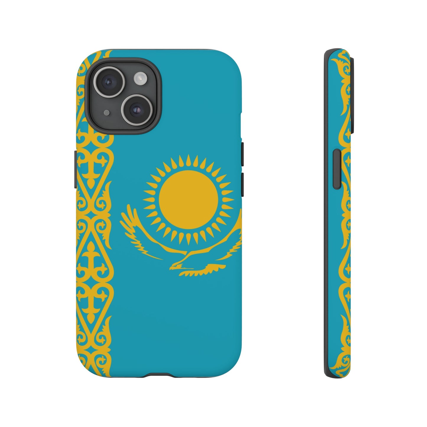 Kazakhstan Flag Phone Case | iPhone 15 Plus/ Pro, 14, 13, 12| Google Pixel 7, Pro, 5| Samsung Galaxy S23 All Major Phone Models