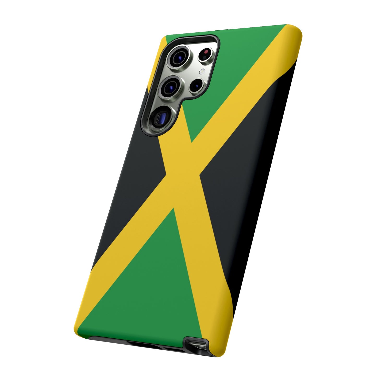 Jamaica Flag Phone Case | iPhone 15 Plus/ Pro, 14, 13, 12| Google Pixel 7, Pro, 5| Samsung Galaxy S23 All Major Phone Models