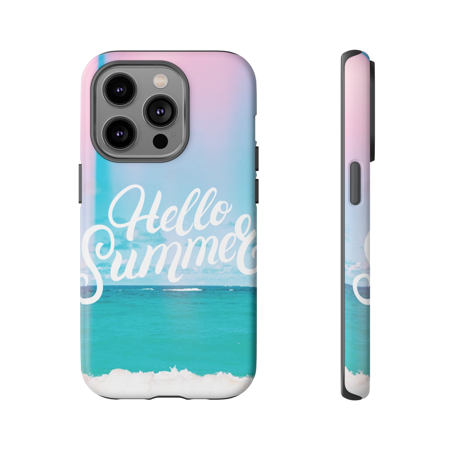 Hello Summer Wallpaper Phone Case | iPhone 15 Plus/ Pro, 14, 13, 12| Google Pixel 7, Pro, 5| Samsung Galaxy S23 All Major Phone Models