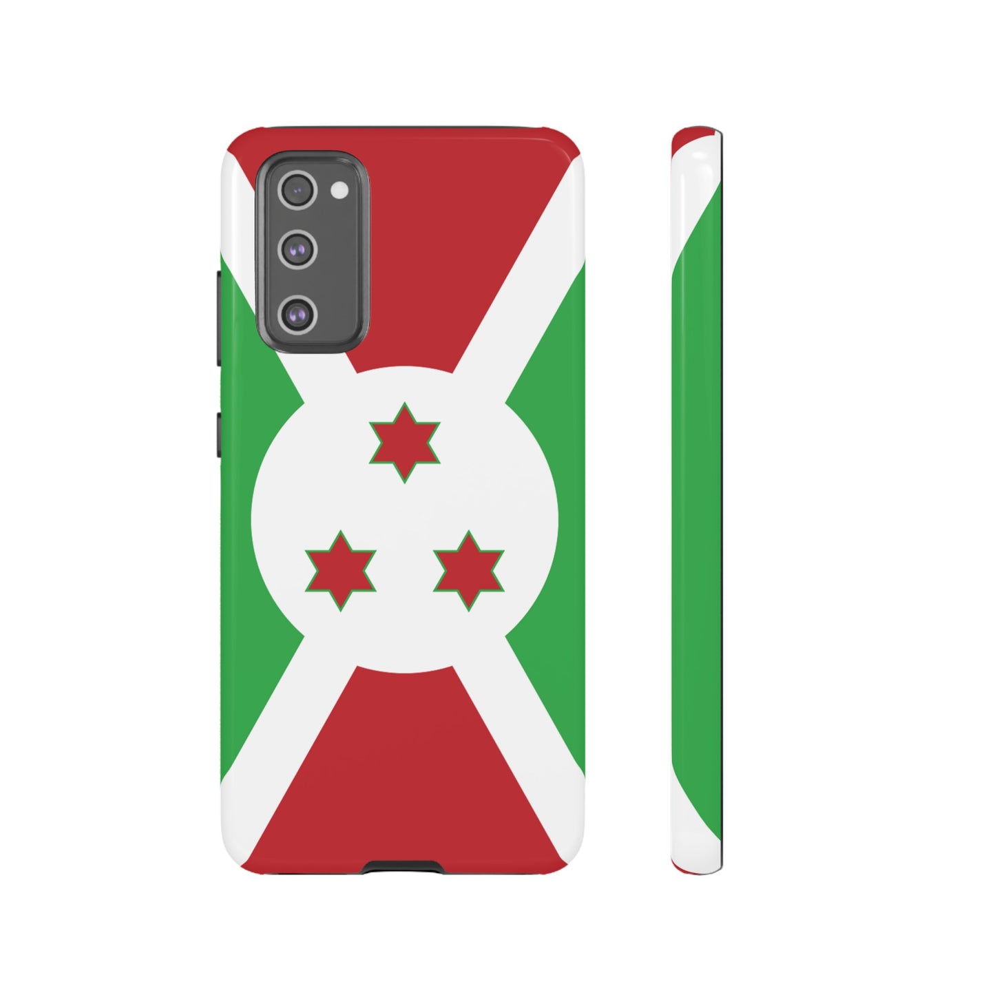 Burundi Flag Phone Case | iPhone 15 Plus/ Pro, 14, 13, 12| Google Pixel 7, Pro, 5| Samsung Galaxy S23 All Major Phone Models