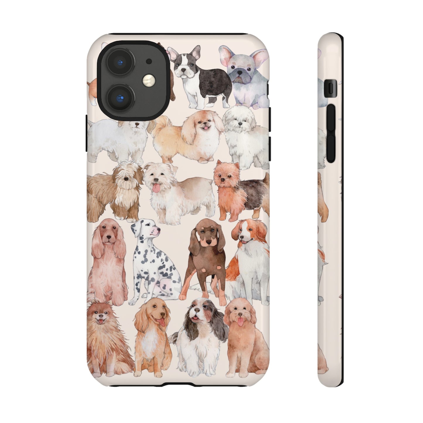 Dog Collage Wallpaper Phone Case | iPhone 15 Plus/ Pro, 14, 13, 12| Google Pixel 7, Pro, 5| Samsung Galaxy S23 All Major Phone Models