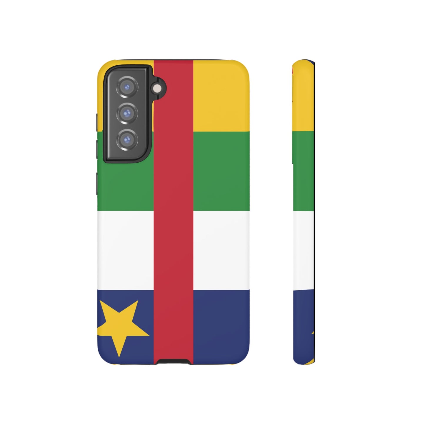 Central African Republic Flag Phone Case | iPhone 15 Plus/ Pro, 14, 13, 12| Google Pixel 7, Pro, 5| Samsung Galaxy S23 All Major Phone Models