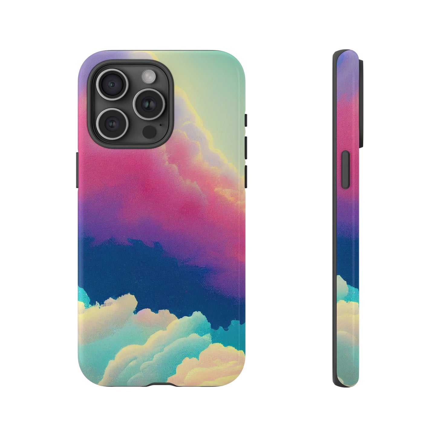 Colourful Clouds Wallpaper Phone Case | iPhone 15 Plus/ Pro, 14, 13, 12| Google Pixel 7, Pro, 5| Samsung Galaxy S23 All Major Phone Models