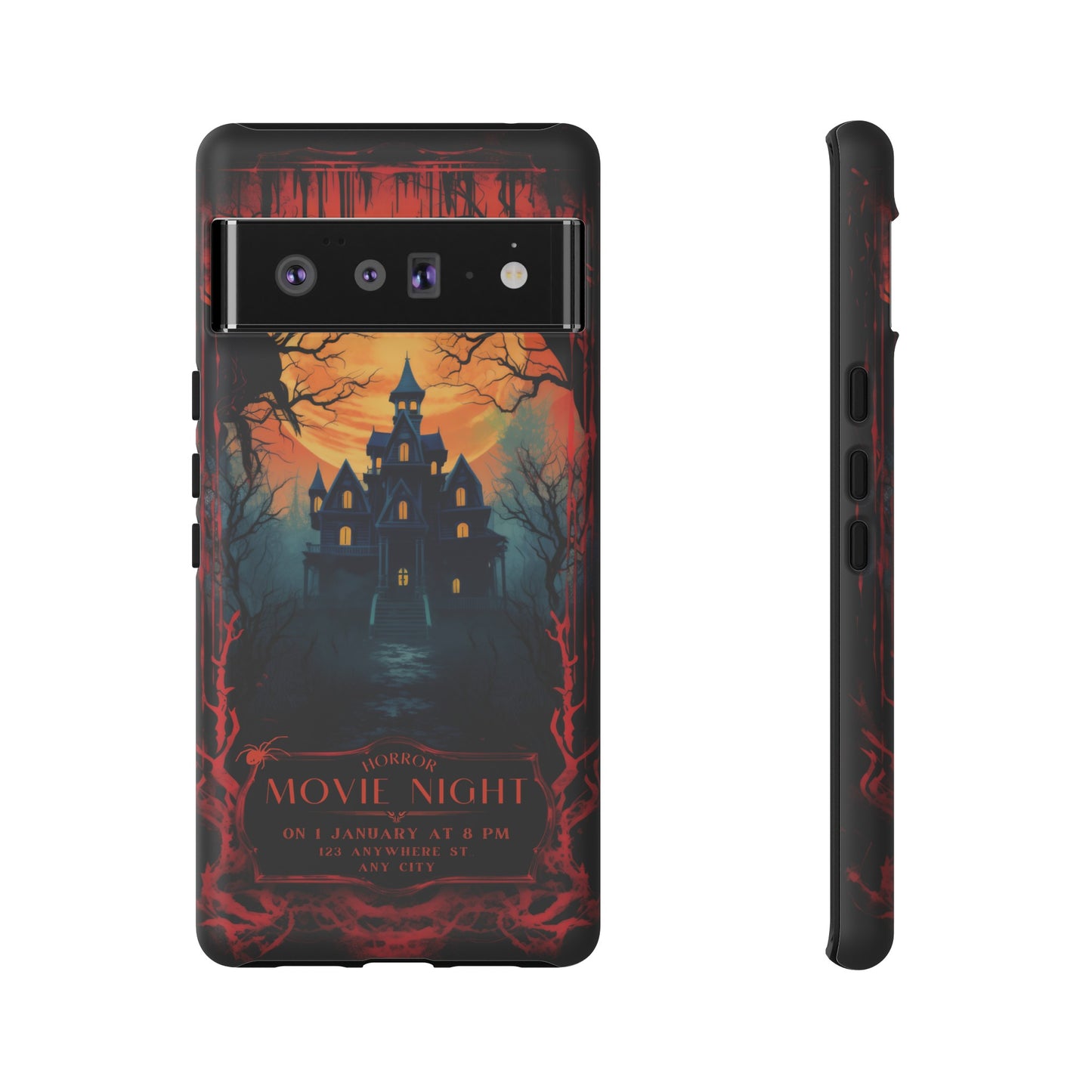 Horror Movie Night Phone Case | iPhone 15 Plus/ Pro, 14, 13, 12| Google Pixel 7, Pro, 5| Samsung Galaxy S23 All Major Phone Models