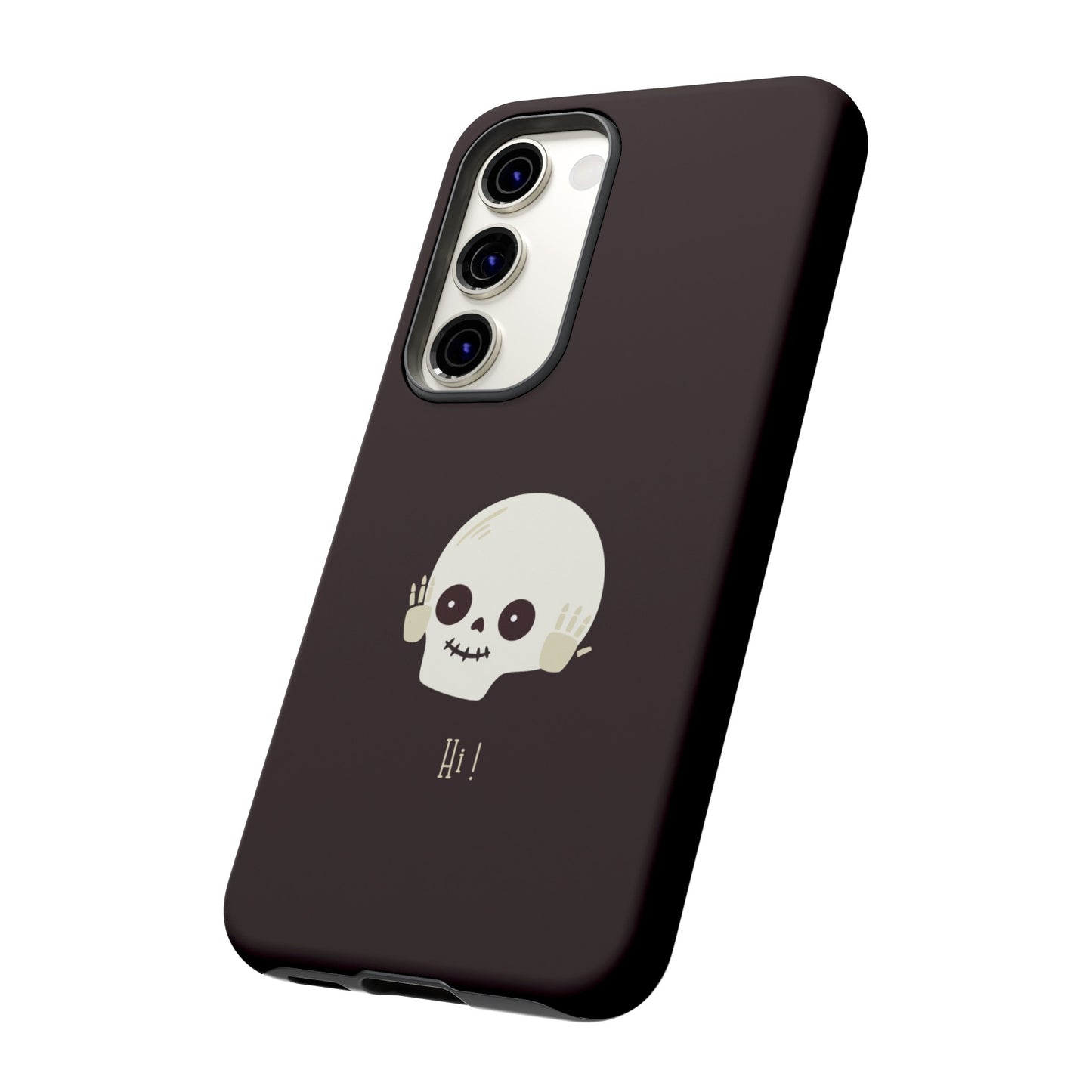 Hello Skull Phone Case | iPhone 15 Plus/ Pro, 14, 13, 12| Google Pixel 7, Pro, 5| Samsung Galaxy S23 All Major Phone Models