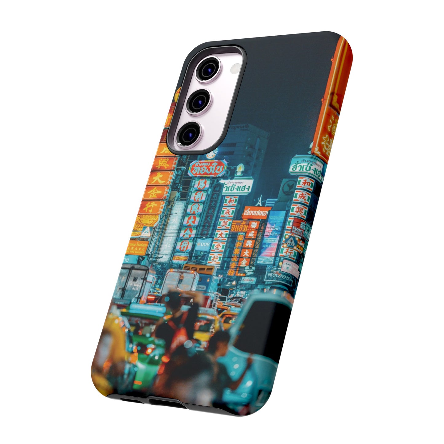 Neon Nightlife Wallpaper Phone Case | iPhone 15 Plus/ Pro, 14, 13, 12| Google Pixel 7, Pro, 5| Samsung Galaxy S23 All Major Phone Models