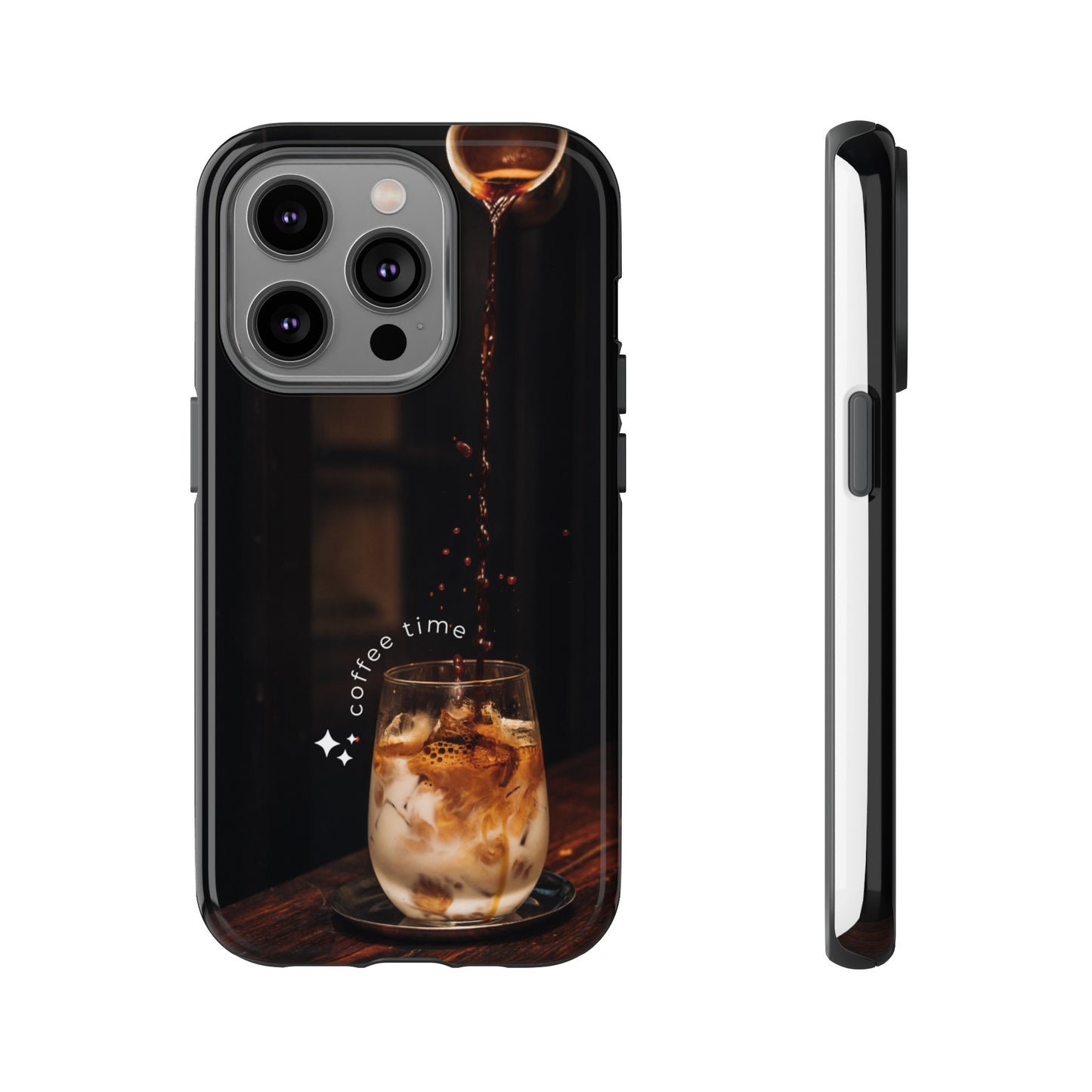 Coffee Time Wallpaper Phone Case | iPhone 15 Plus/ Pro, 14, 13, 12| Google Pixel 7, Pro, 5| Samsung Galaxy S23 All Major Phone Models