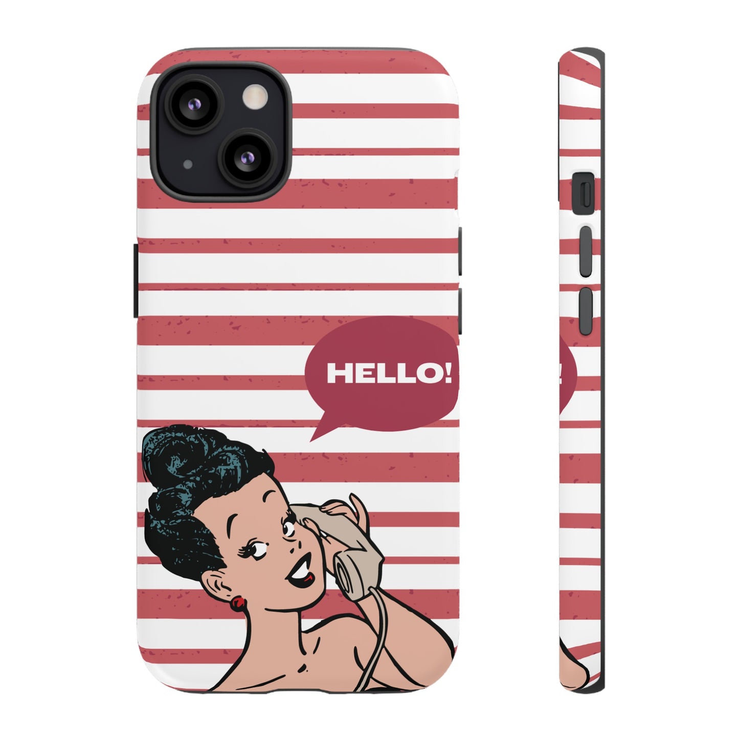 Hello! Wallpaper Phone Case | iPhone 15 Plus/ Pro, 14, 13, 12| Google Pixel 7, Pro, 5| Samsung Galaxy S23 All Major Phone Models