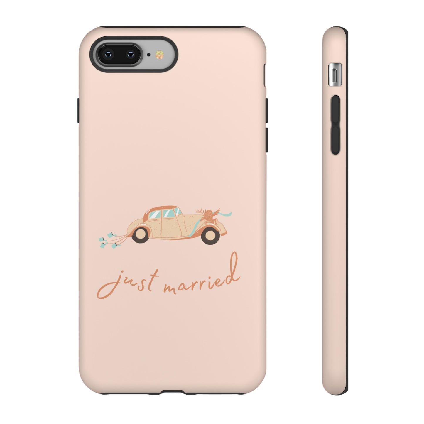 Just Married Phone Case | iPhone 15 Plus/ Pro, 14, 13, 12| Google Pixel 7, Pro, 5| Samsung Galaxy S23 All Major Phone Models