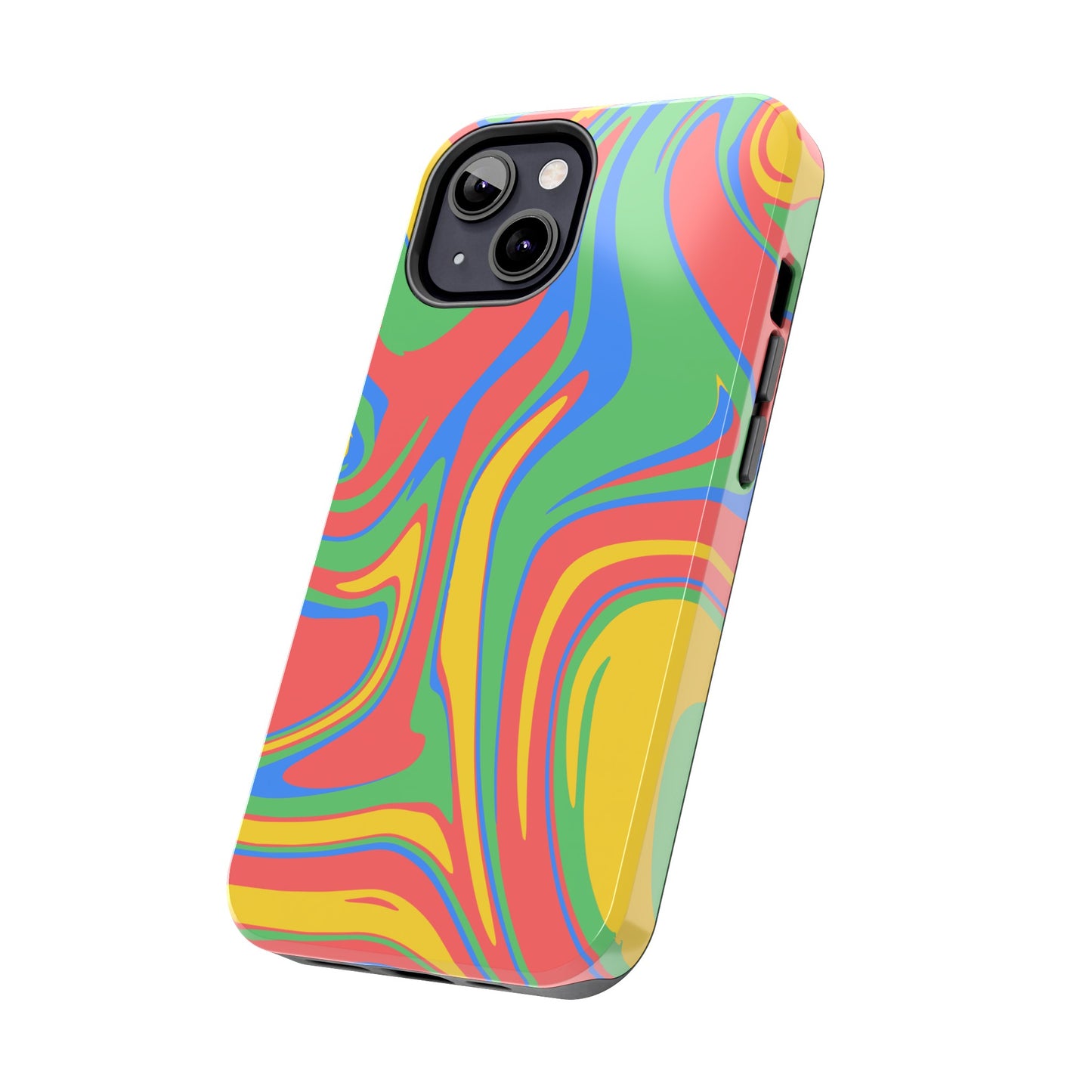 Colourful Marble Phone Case | iPhone 15 Plus/ Pro, 14, 13, 12|