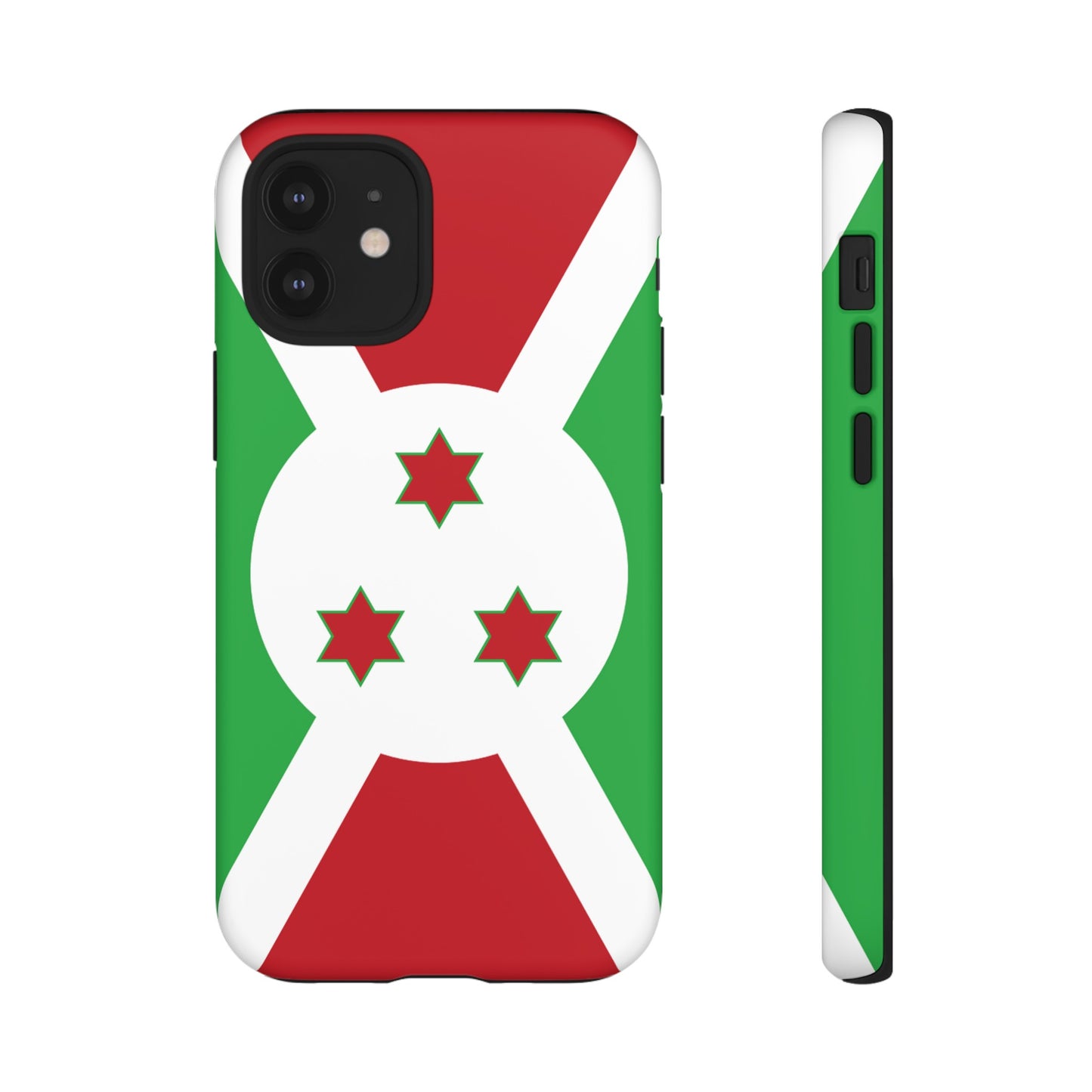 Burundi Flag Phone Case | iPhone 15 Plus/ Pro, 14, 13, 12| Google Pixel 7, Pro, 5| Samsung Galaxy S23 All Major Phone Models