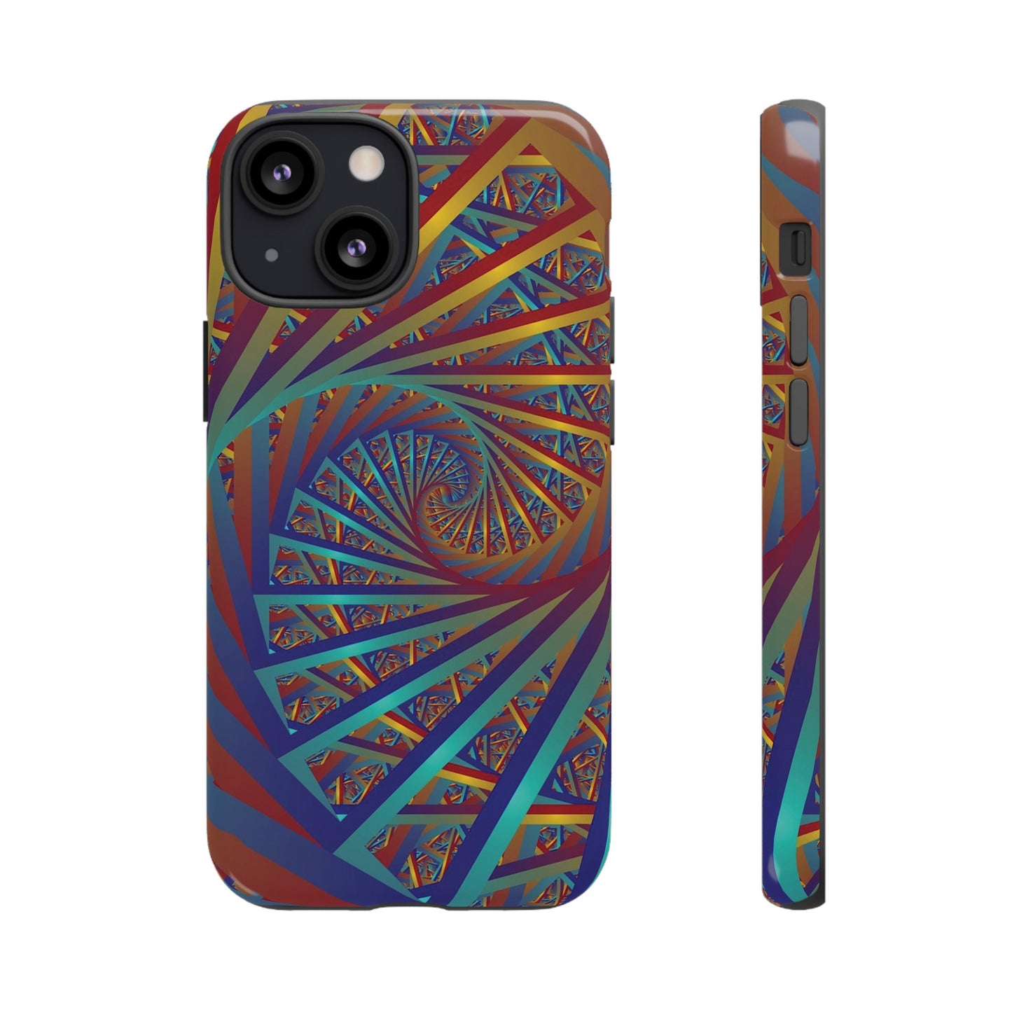 Colourful Spiral Wallpaper Phone Case | iPhone 15 Plus/ Pro, 14, 13, 12| Google Pixel 7, Pro, 5| Samsung Galaxy S23 All Major Phone Models