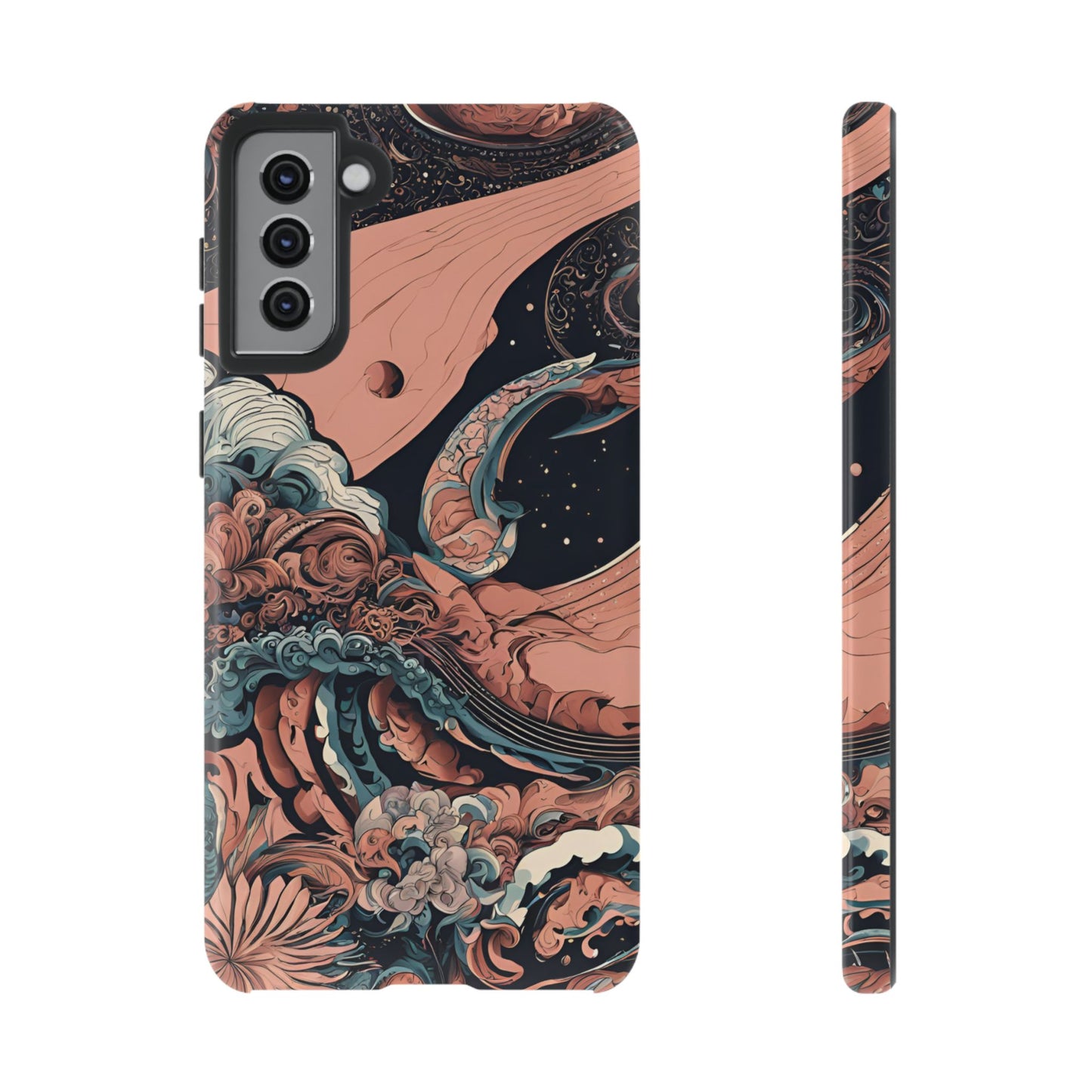Abstract Landscape Phone Case| iPhone 15 Plus/ Pro, 14, 13, 12| Google Pixel 7, Pro, 5| Samsung Galaxy S23 All Major Phone Models
