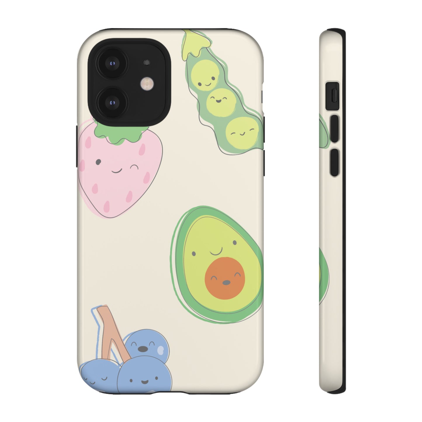 Happy Food Wallpaper Phone Case | iPhone 15 Plus/ Pro, 14, 13, 12| Google Pixel 7, Pro, 5| Samsung Galaxy S23 All Major Phone Models