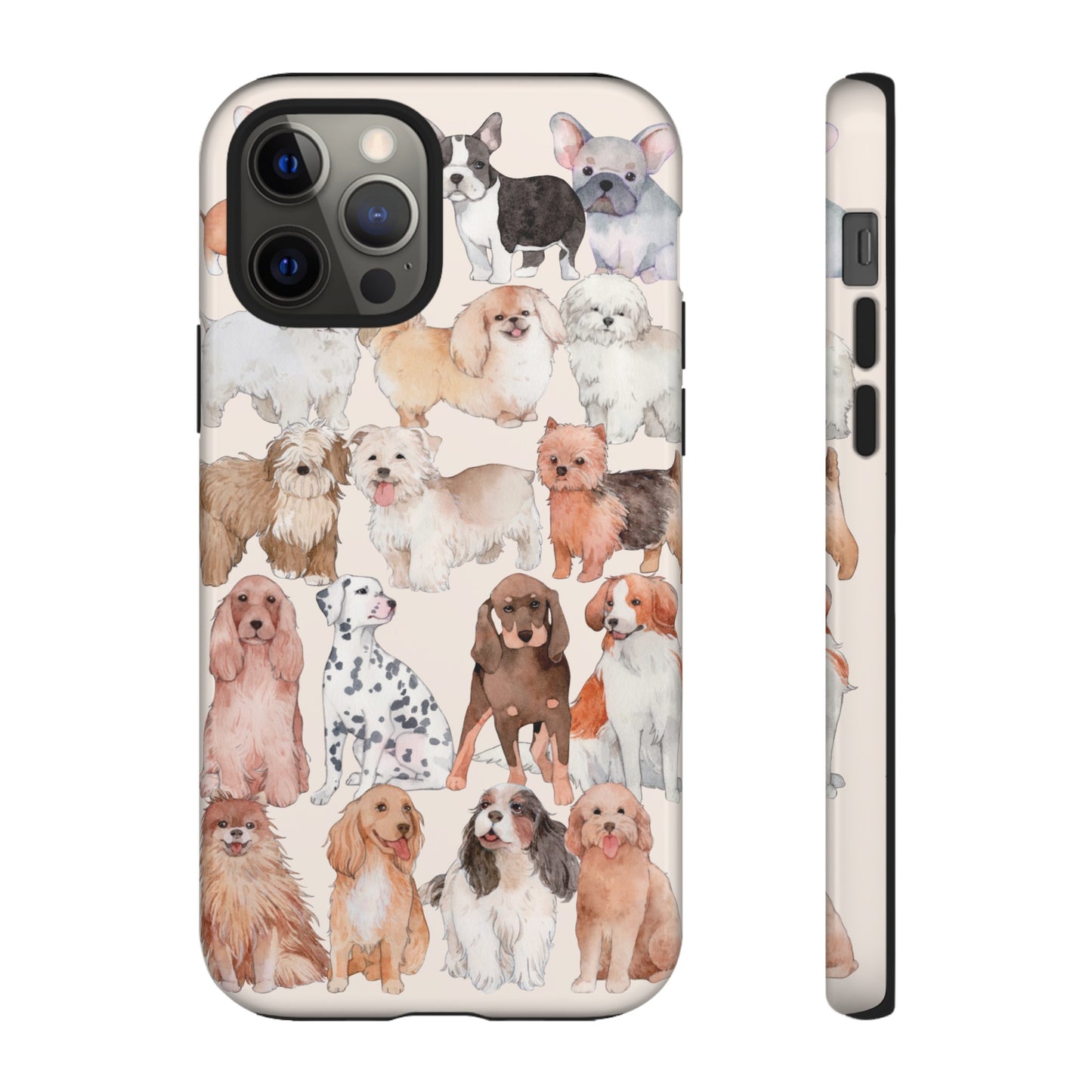 Dog Collage Wallpaper Phone Case | iPhone 15 Plus/ Pro, 14, 13, 12| Google Pixel 7, Pro, 5| Samsung Galaxy S23 All Major Phone Models