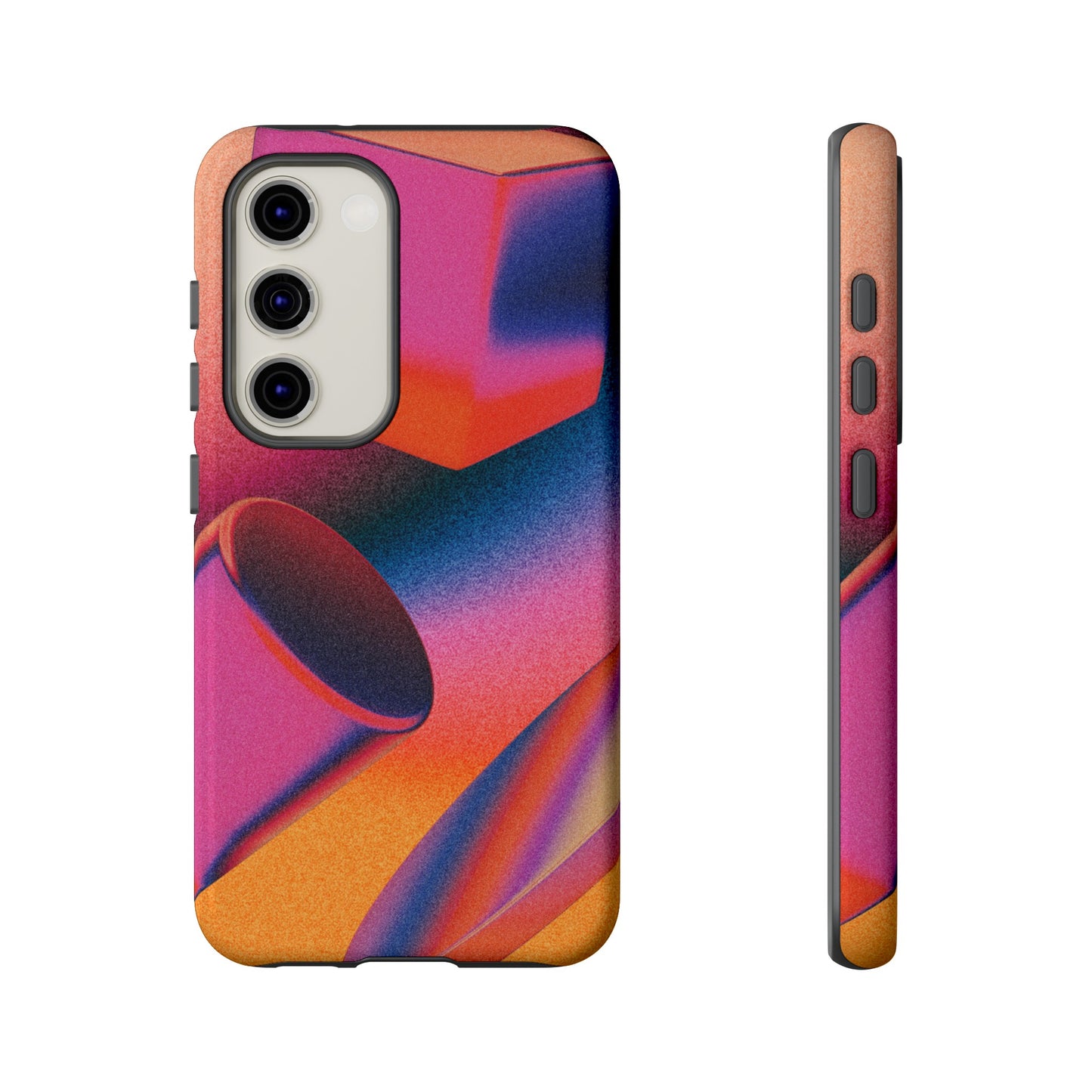 Floating Shapes Wallpaper Phone Case | iPhone 15 Plus/ Pro, 14, 13, 12| Google Pixel 7, Pro, 5| Samsung Galaxy S23 All Major Phone Models