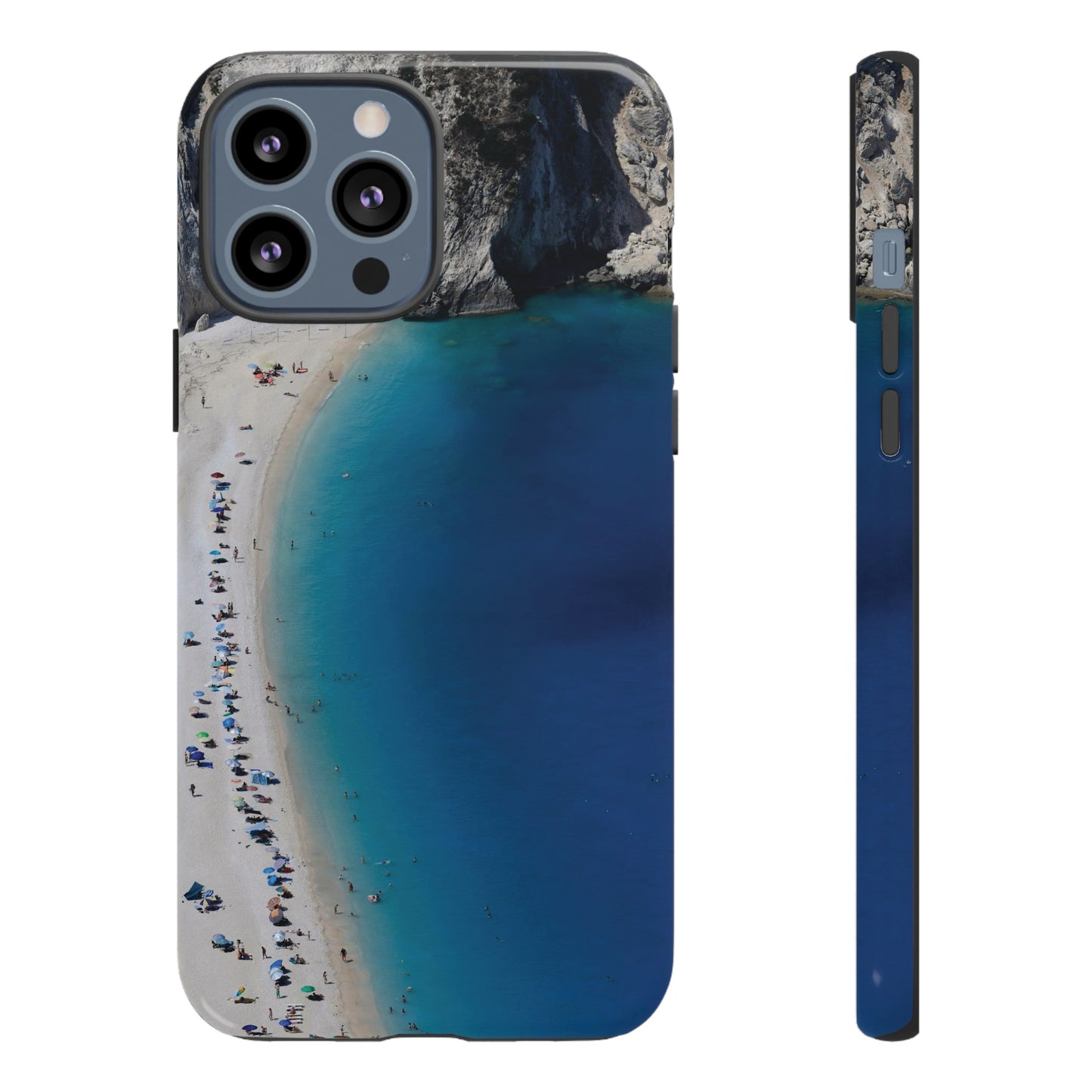 Blue Beach Wallpaper Phone Case | iPhone 15 Plus/ Pro, 14, 13, 12| Google Pixel 7, Pro, 5| Samsung Galaxy S23 All Major Phone Models