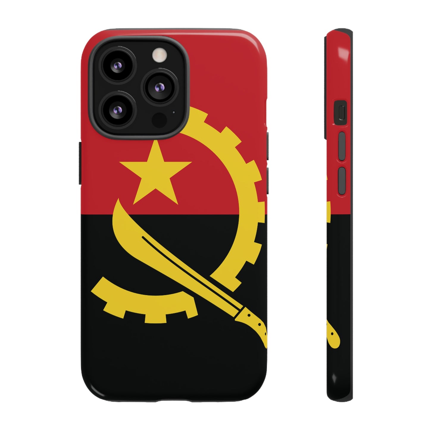 Angola Flag Phone Case | iPhone 15 Plus/ Pro, 14, 13, 12| Google Pixel 7, Pro, 5| Samsung Galaxy S23 All Major Phone Models