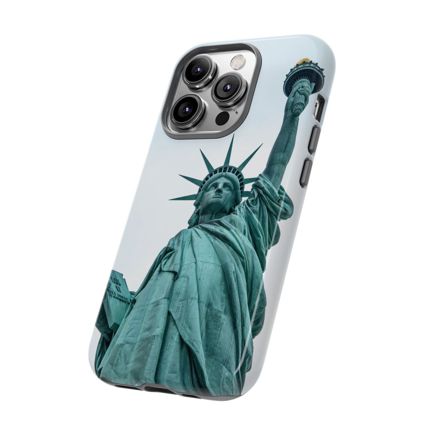 Statue of Liberty Wallpaper Phone Case | iPhone 15 Plus/ Pro, 14, 13, 12| Google Pixel 7, Pro, 5| Samsung Galaxy S23 All Major Phone Models