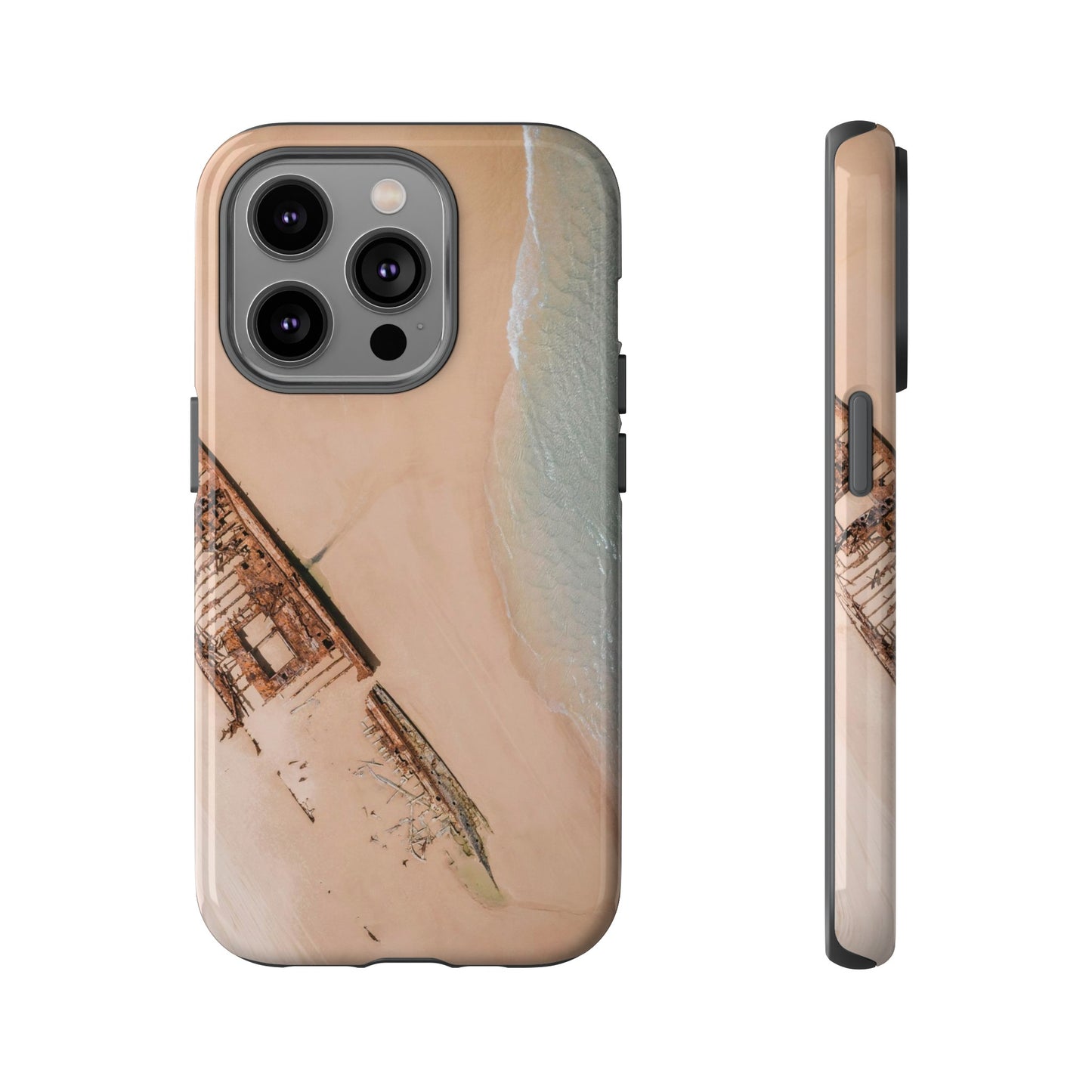 Fraser Island Shipwreck Wallpaper Phone Case | iPhone 15 Plus/ Pro, 14, 13, 12| Google Pixel 7, Pro, 5| Samsung Galaxy S23 All Major Phone Models