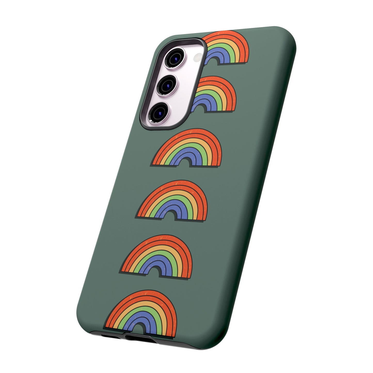 Rainbow Wallpaper Phone Case | iPhone 15 Plus/ Pro, 14, 13, 12| Google Pixel 7, Pro, 5| Samsung Galaxy S23 All Major Phone Models