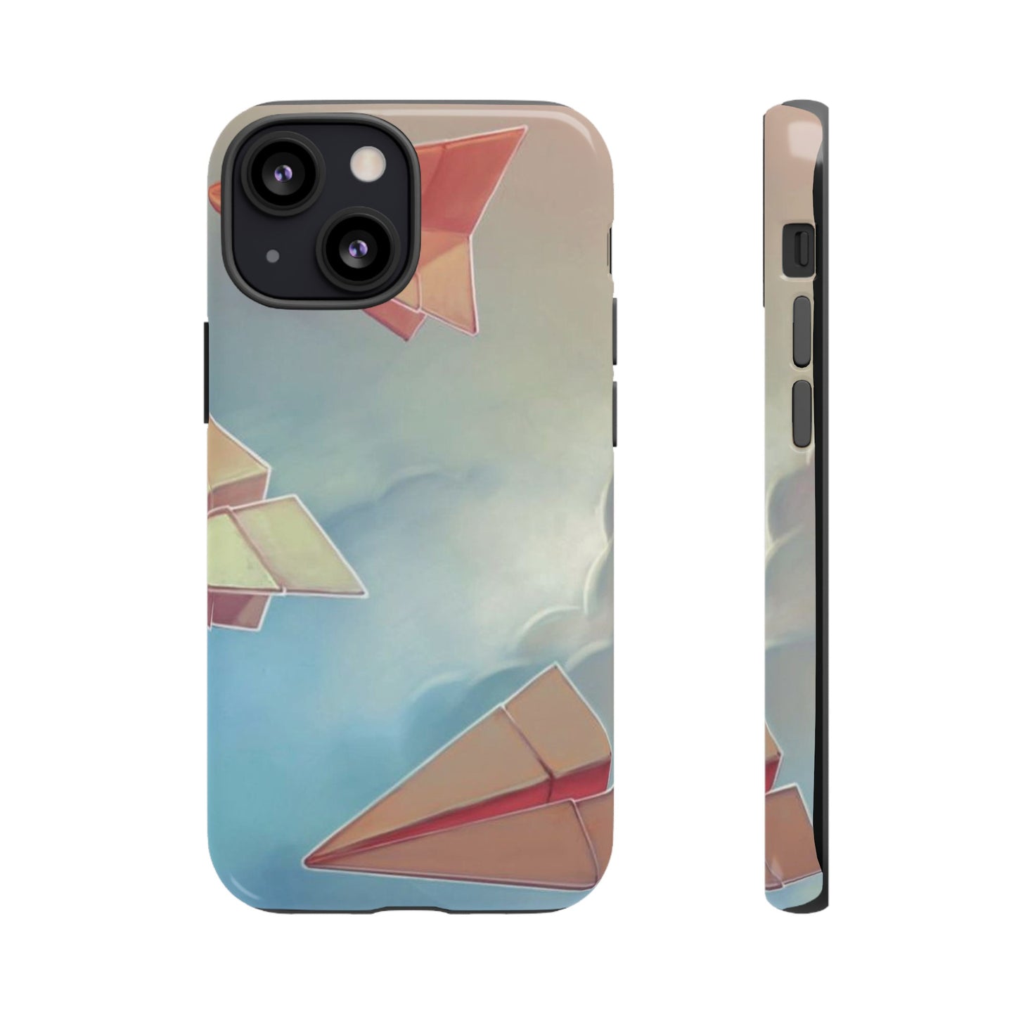 Paper Plane Wallpaper Phone Case | iPhone 15 Plus/ Pro, 14, 13, 12| Google Pixel 7, Pro, 5| Samsung Galaxy S23 All Major Phone Models