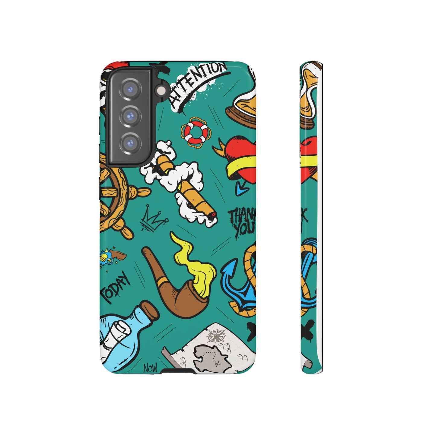 Pirate Wallpaper Phone Case | iPhone 15 Plus/ Pro, 14, 13, 12| Google Pixel 7, Pro, 5| Samsung Galaxy S23 All Major Phone Models