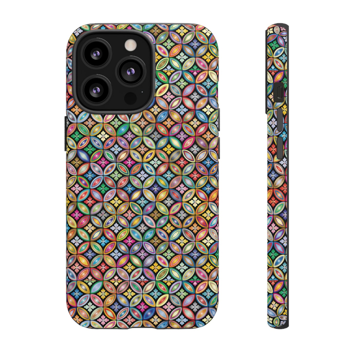 Geometric Pattern Wallpaper Phone Case | iPhone 15 Plus/ Pro, 14, 13, 12| Google Pixel 7, Pro, 5| Samsung Galaxy S23 All Major Phone Models