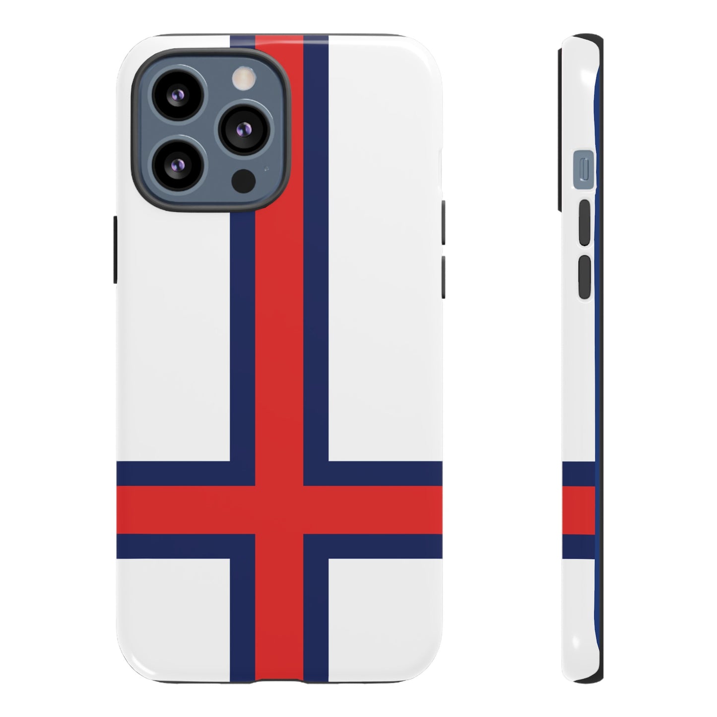 Faroe Island Denmark Flag Phone Case | iPhone 15 Plus/ Pro, 14, 13, 12| Google Pixel 7, Pro, 5| Samsung Galaxy S23 All Major Phone Models