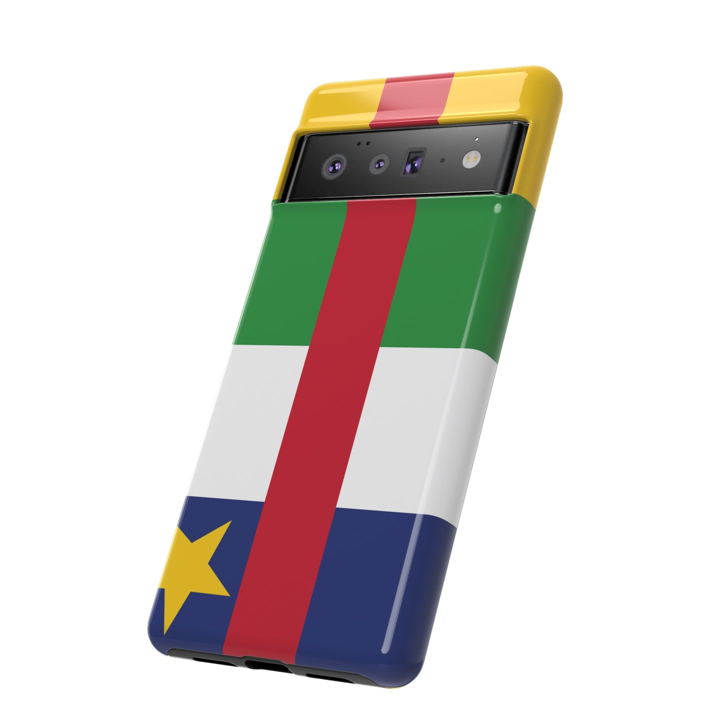 Central African Republic Flag Phone Case | iPhone 15 Plus/ Pro, 14, 13, 12| Google Pixel 7, Pro, 5| Samsung Galaxy S23 All Major Phone Models