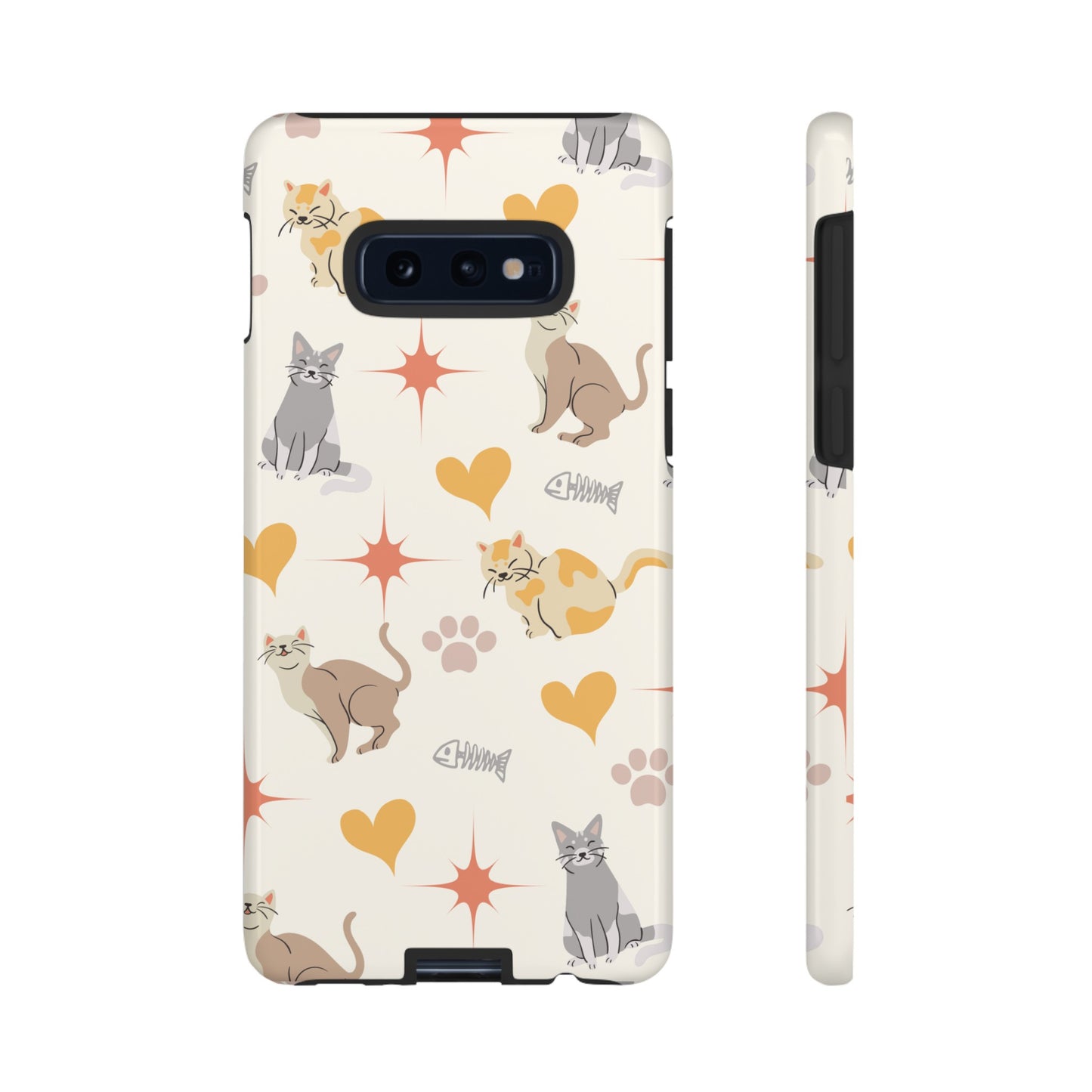 Cute Cat Wallpaper Phone Case | iPhone 15 Plus/ Pro, 14, 13, 12| Google Pixel 7, Pro, 5| Samsung Galaxy S23 All Major Phone Models