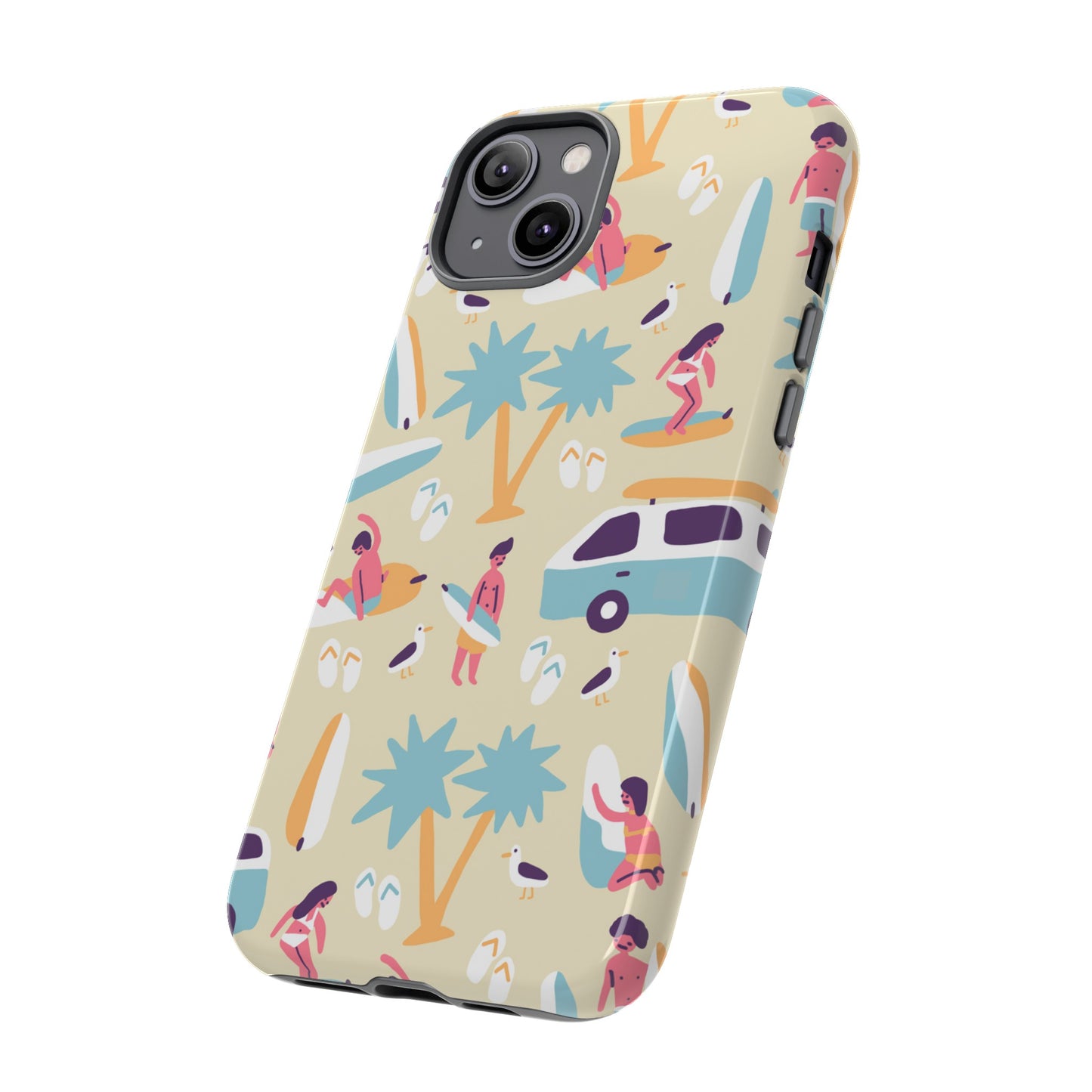 Surfers Wallpaper Phone Case | iPhone 15 Plus/ Pro, 14, 13, 12| Google Pixel 7, Pro, 5| Samsung Galaxy S23 All Major Phone Models