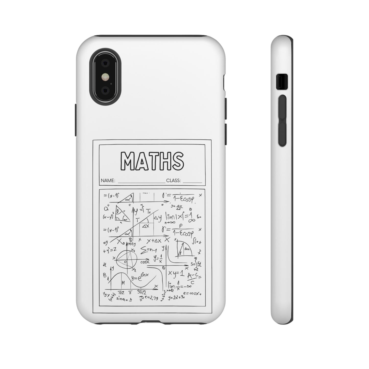 Maths Class Wallpaper Phone Case | iPhone 15 Plus/ Pro, 14, 13, 12| Google Pixel 7, Pro, 5| Samsung Galaxy S23 All Major Phone Models