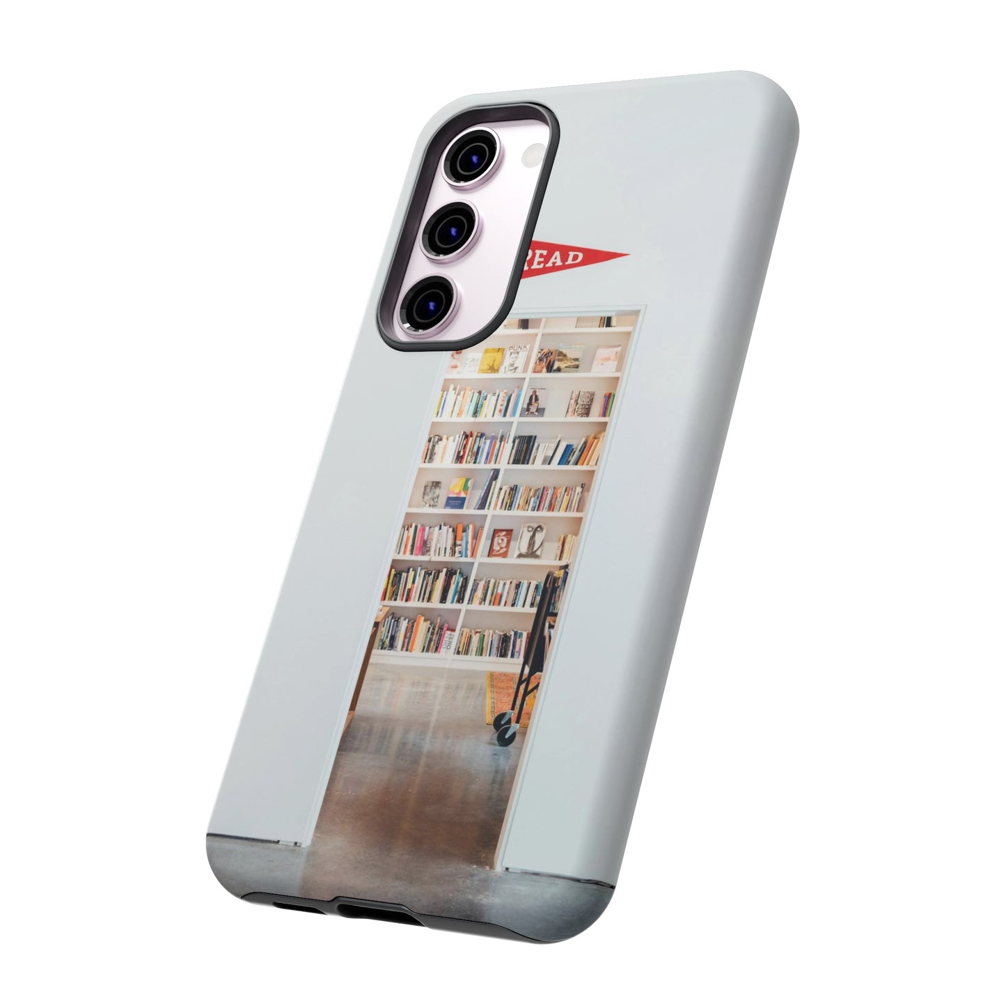 Peaceful Library Wallpaper Phone Case | iPhone 15 Plus/ Pro, 14, 13, 12| Google Pixel 7, Pro, 5| Samsung Galaxy S23 All Major Phone Models