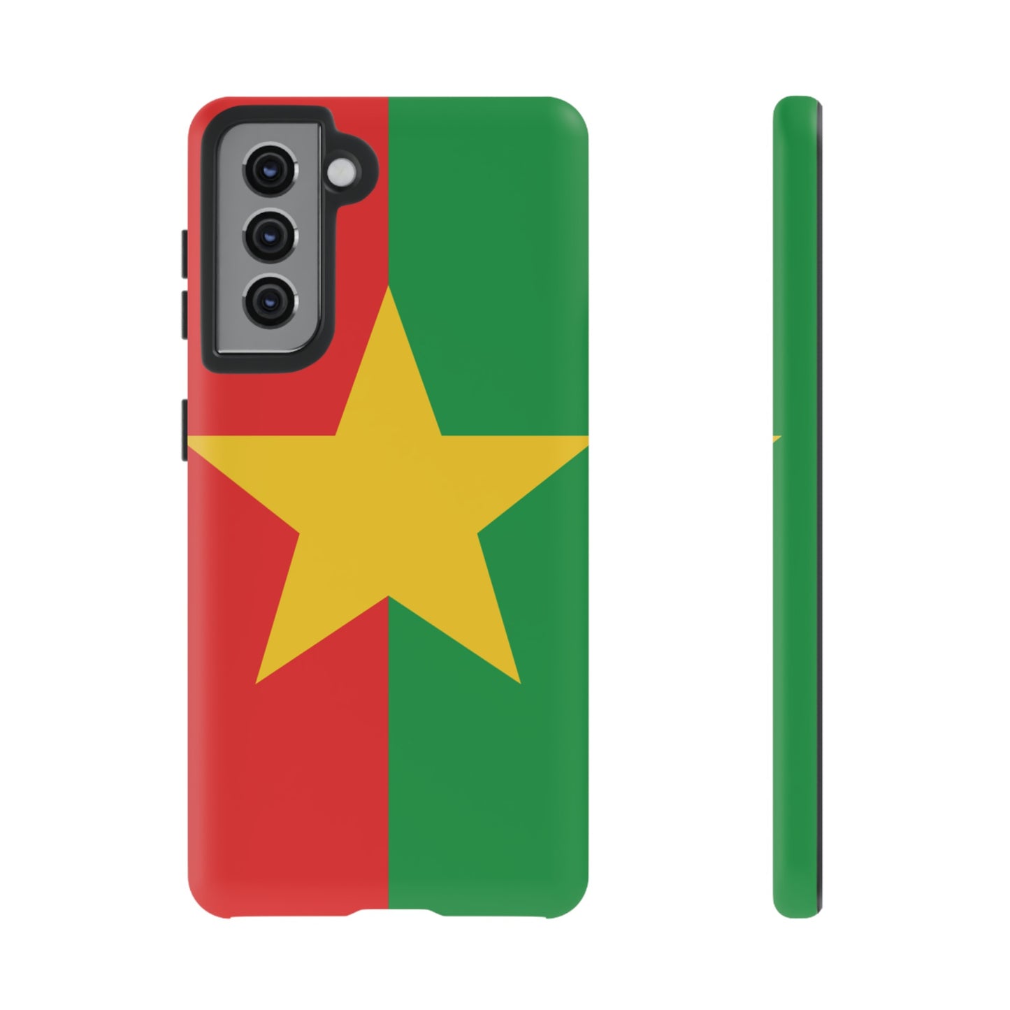 Burkina Faso Flag Phone Case | iPhone 15 Plus/ Pro, 14, 13, 12| Google Pixel 7, Pro, 5| Samsung Galaxy S23 All Major Phone Models